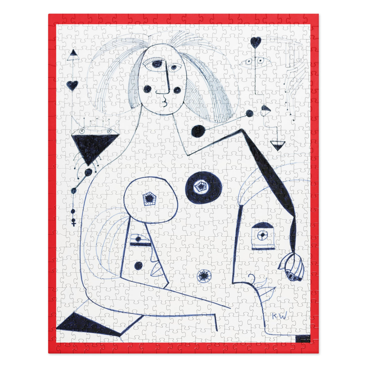 KW Gallery Artistic Puzzle 42 - Winter Sunshine Marketplace