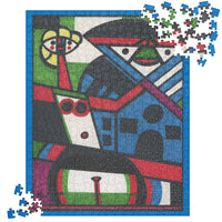 KW Gallery Artistic Puzzle 44 - Winter Sunshine Marketplace