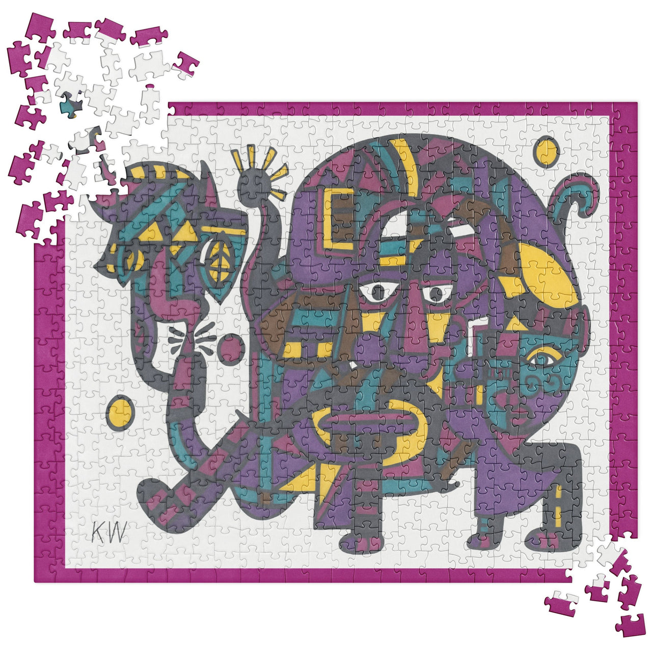 KW Gallery Artistic Puzzle 45 - Winter Sunshine Marketplace