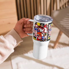 KW Gallery Brushstroke Travel Mug 11 - Winter Sunshine Marketplace