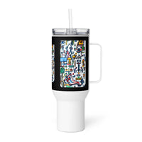 KW Gallery Brushstroke Travel Mug 26 - Winter Sunshine Marketplace