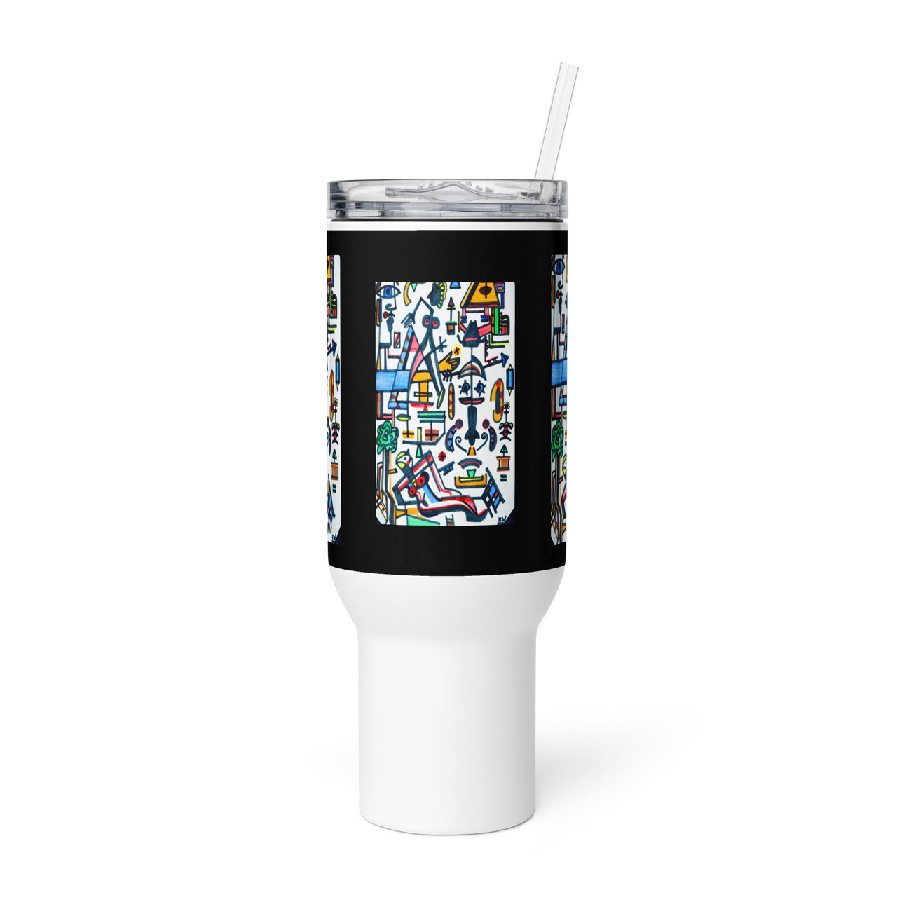 KW Gallery Brushstroke Travel Mug 26 - Winter Sunshine Marketplace
