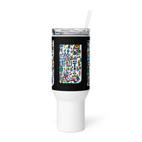 KW Gallery Brushstroke Travel Mug 26 - Winter Sunshine Marketplace
