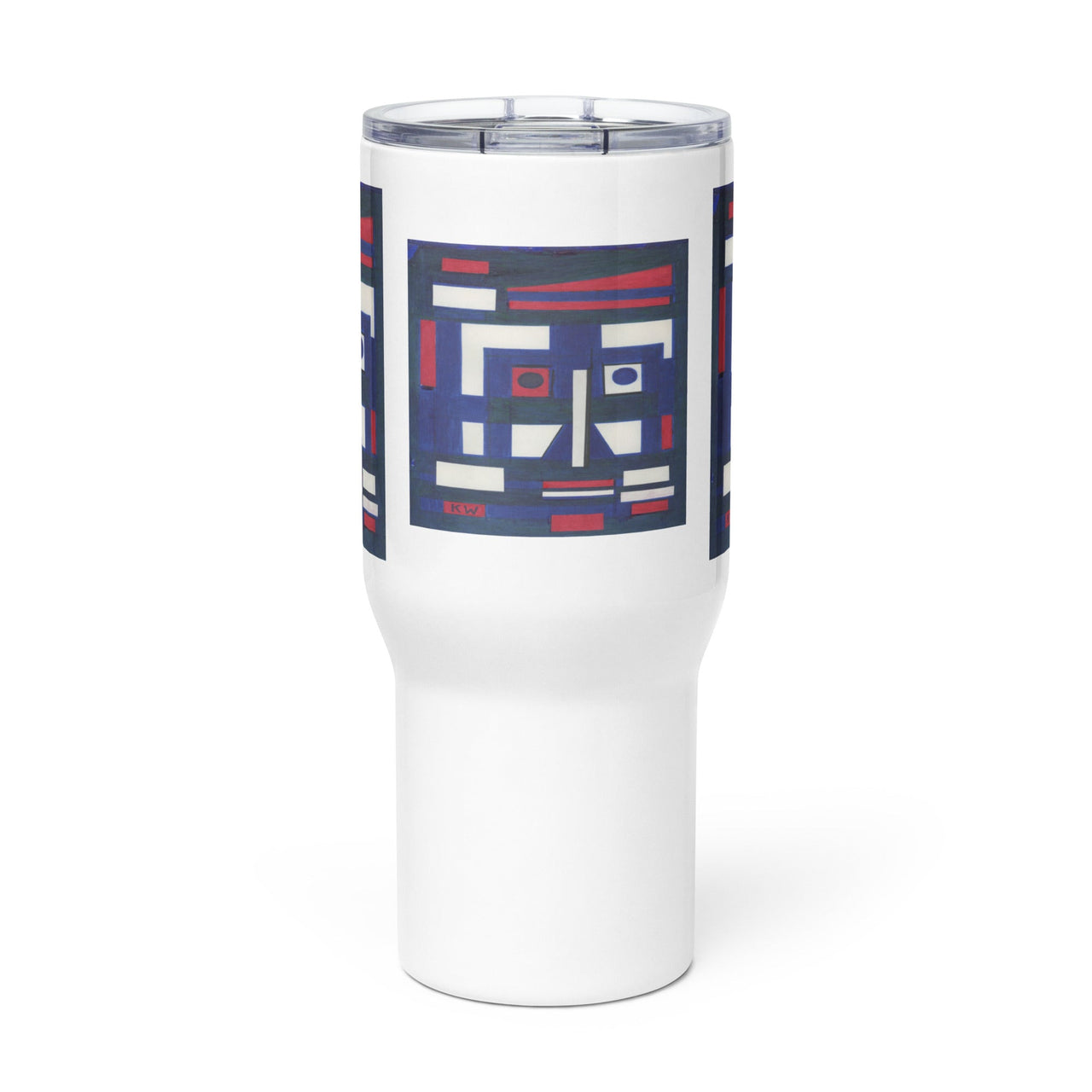 KW Gallery Brushstroke Travel Mug 27 - Winter Sunshine Marketplace