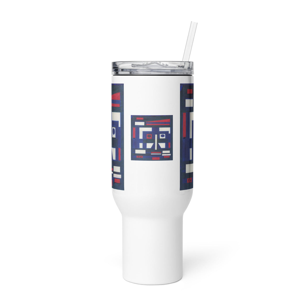 KW Gallery Brushstroke Travel Mug 27 - Winter Sunshine Marketplace