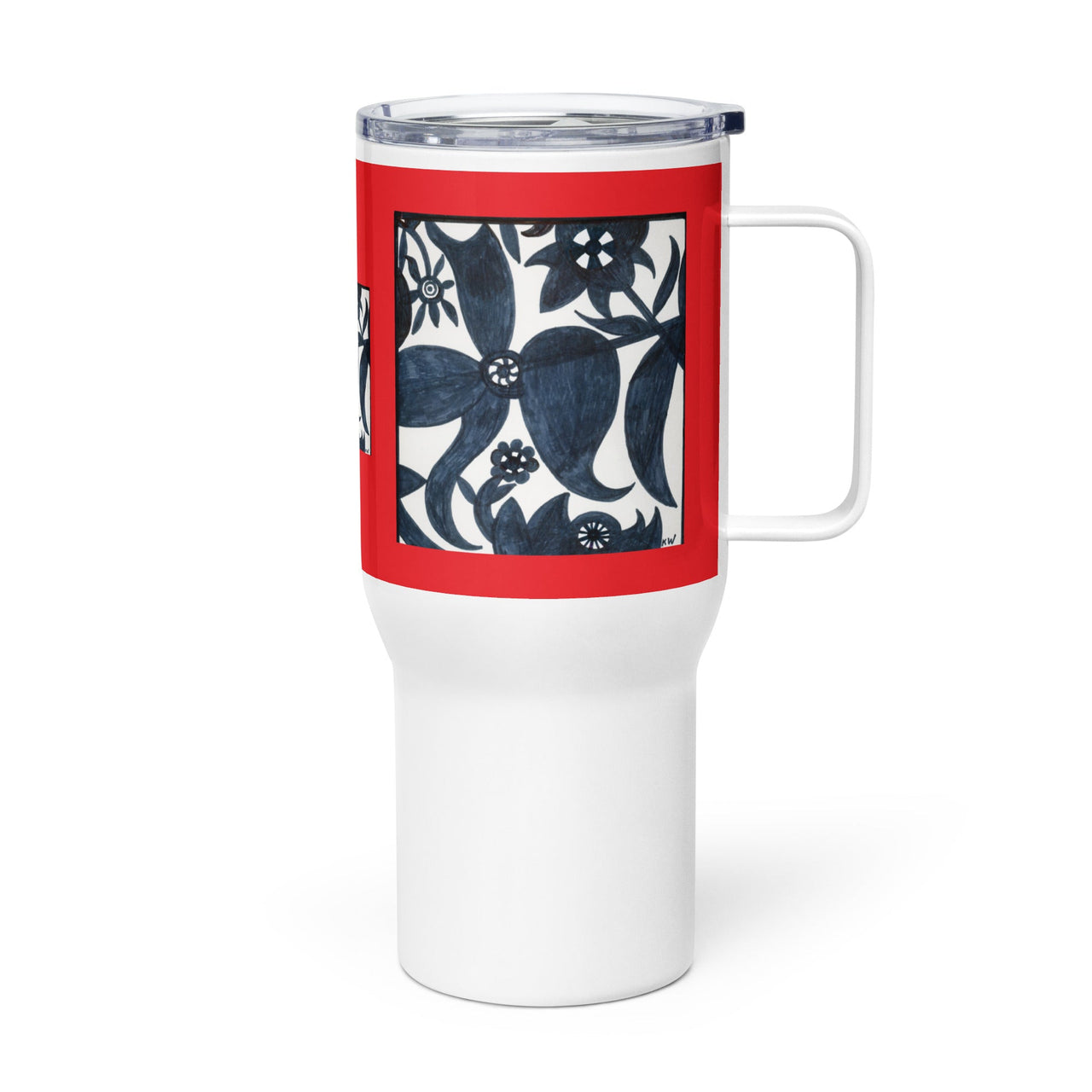 KW Gallery Brushstroke Travel Mug 31 - Winter Sunshine Marketplace