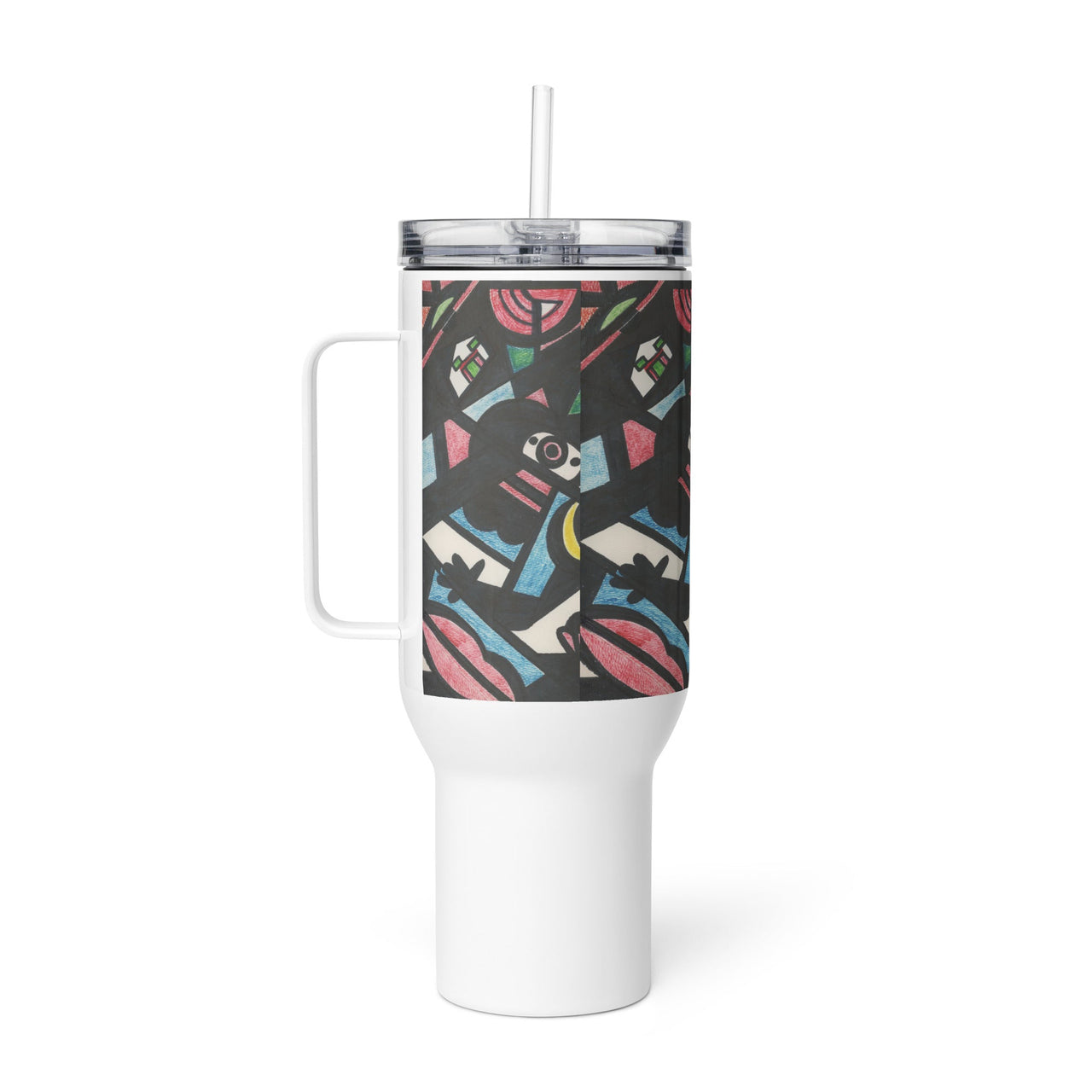KW Gallery Brushstroke Travel Mug 32 - Winter Sunshine Marketplace
