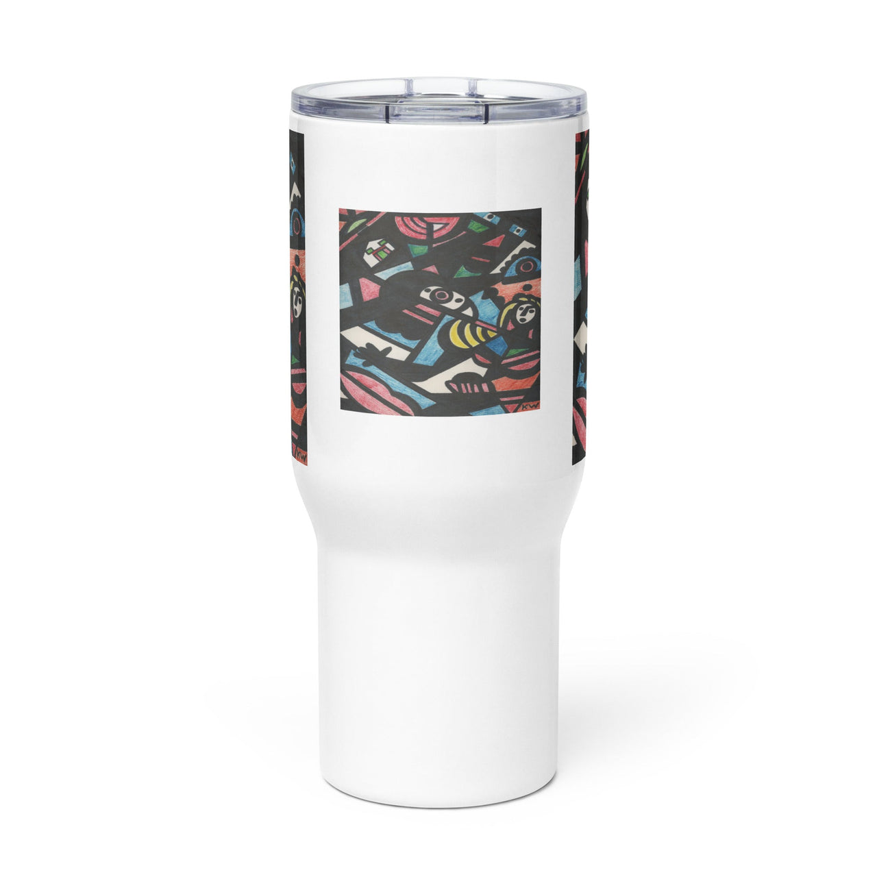 KW Gallery Brushstroke Travel Mug 32 - Winter Sunshine Marketplace