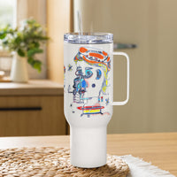 KW Gallery Brushstroke Travel Mug 36 - Winter Sunshine Marketplace