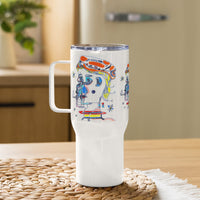 KW Gallery Brushstroke Travel Mug 36 - Winter Sunshine Marketplace