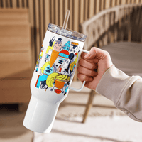 KW Gallery Brushstroke Travel Mug 37 - Winter Sunshine Marketplace