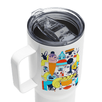 KW Gallery Brushstroke Travel Mug 37 - Winter Sunshine Marketplace