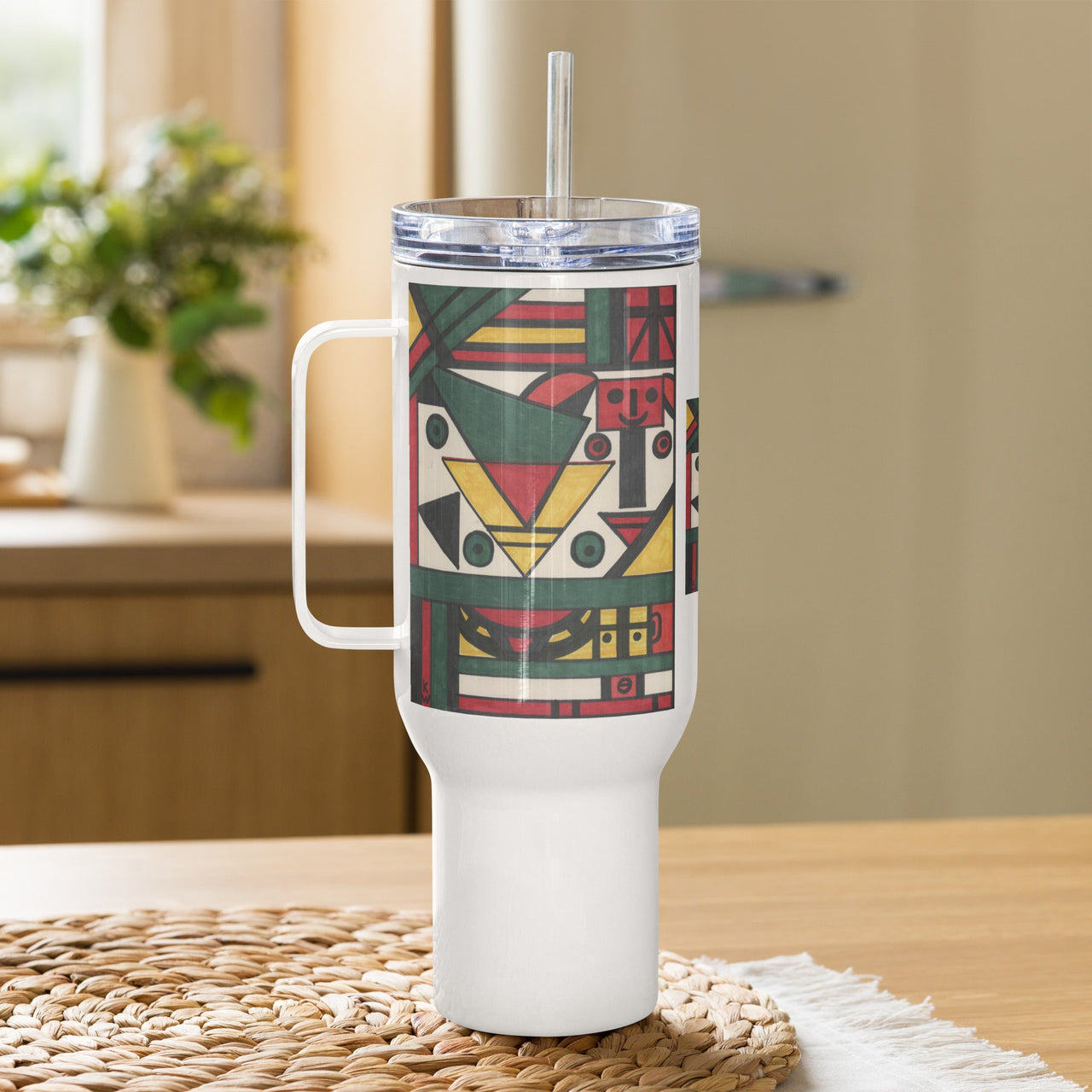 KW Gallery Brushstroke Travel Mug 39 - Winter Sunshine Marketplace