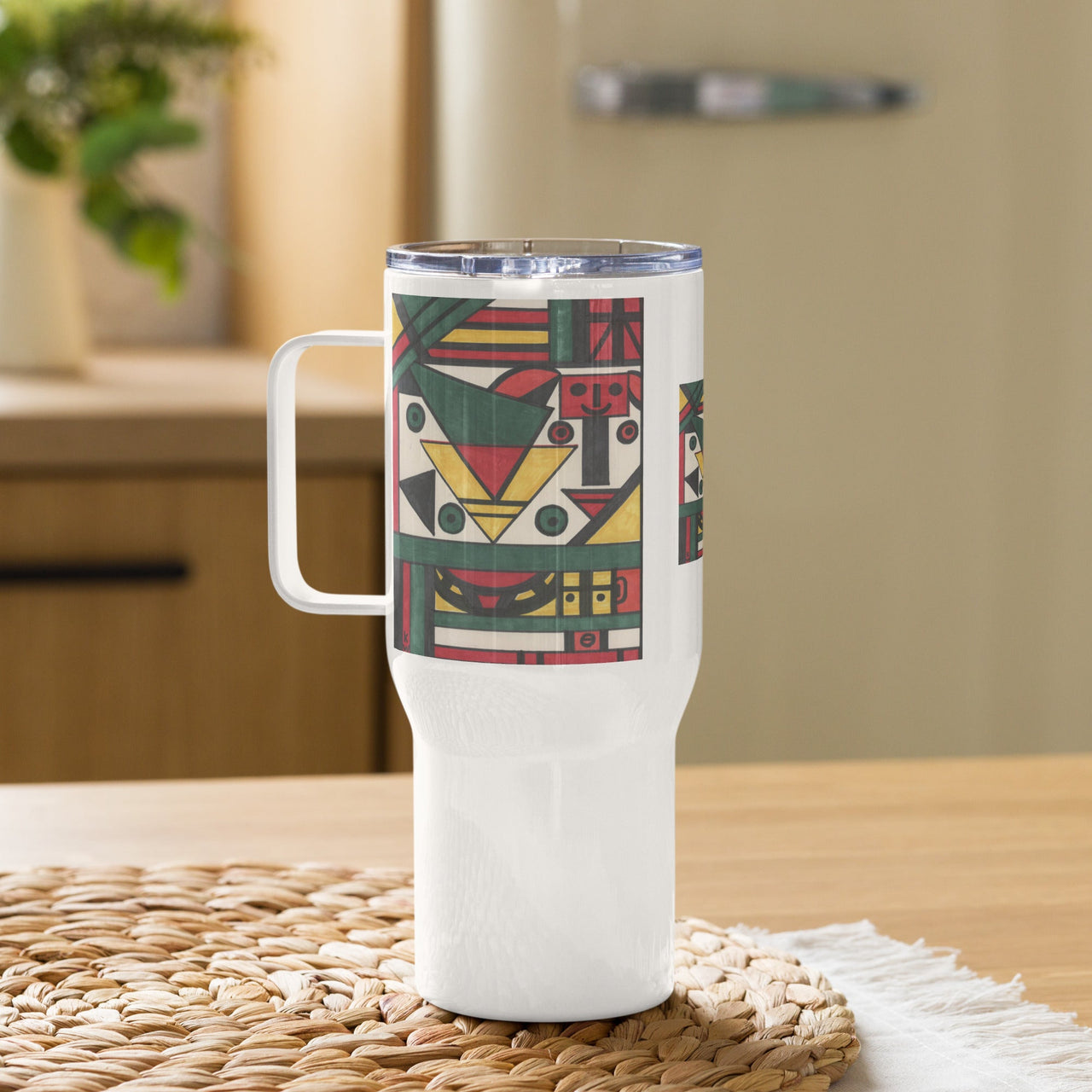 KW Gallery Brushstroke Travel Mug 39 - Winter Sunshine Marketplace