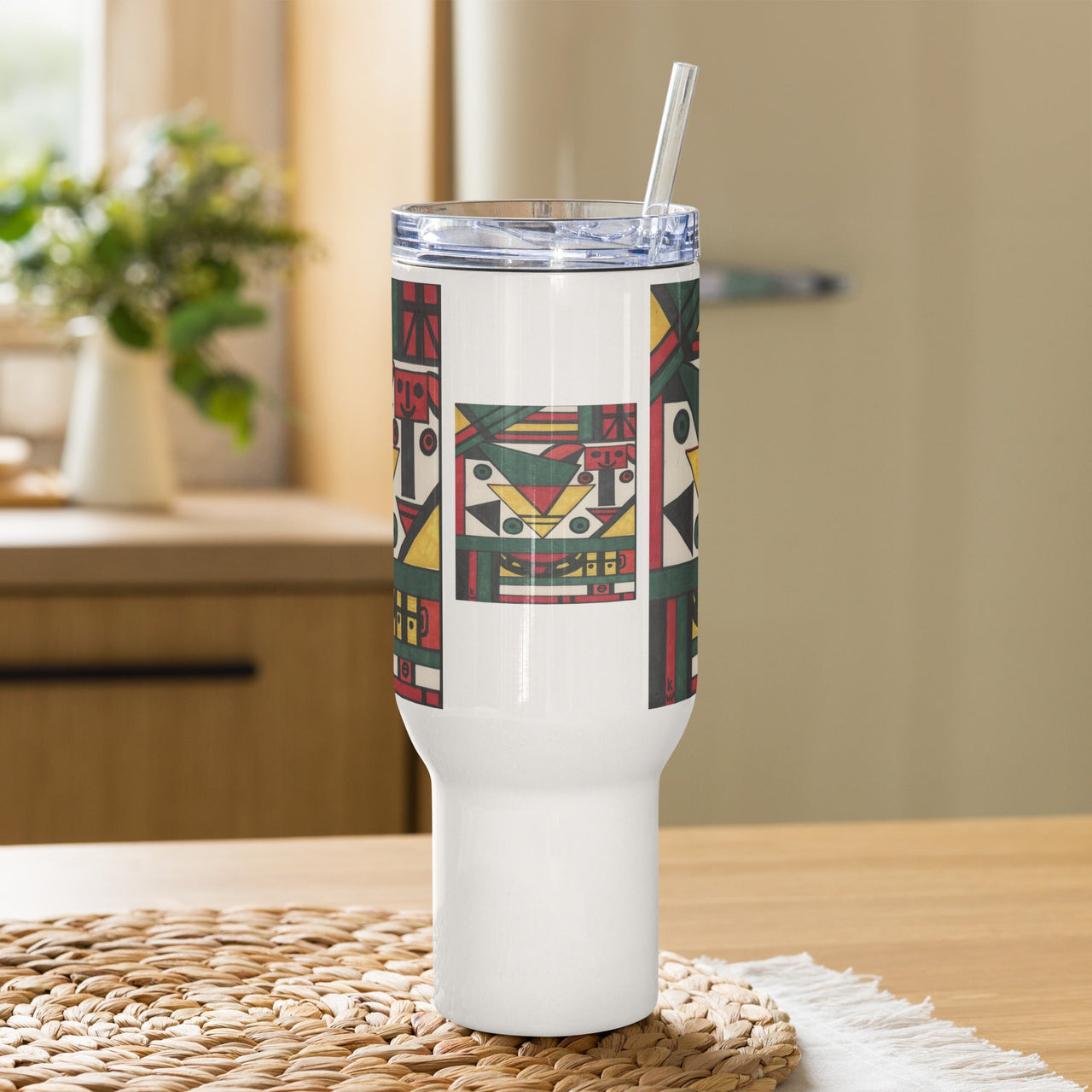 KW Gallery Brushstroke Travel Mug 39 - Winter Sunshine Marketplace