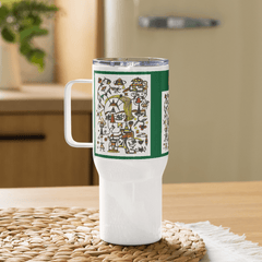 KW Gallery Brushstroke Travel Mug 4 - Winter Sunshine Marketplace