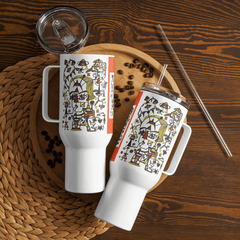 KW Gallery Brushstroke Travel Mug 4 - Winter Sunshine Marketplace