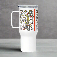 KW Gallery Brushstroke Travel Mug 4 - Winter Sunshine Marketplace