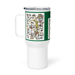 KW Gallery Brushstroke Travel Mug 4 - Winter Sunshine Marketplace