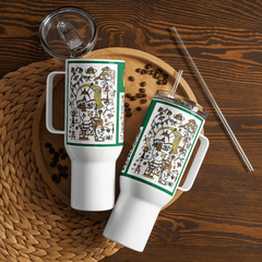 KW Gallery Brushstroke Travel Mug 4 - Winter Sunshine Marketplace