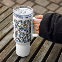 KW Gallery Brushstroke Travel Mug 40 - Winter Sunshine Marketplace