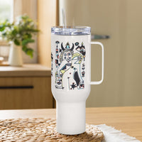 KW Gallery Brushstroke Travel Mug 41 - Winter Sunshine Marketplace