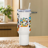 KW Gallery Brushstroke Travel Mug 43 - Winter Sunshine Marketplace