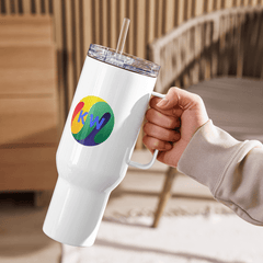 KW Gallery Brushstroke Travel Mug KW Exclusive - Winter Sunshine Marketplace