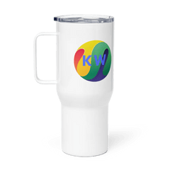 KW Gallery Brushstroke Travel Mug KW Exclusive - Winter Sunshine Marketplace