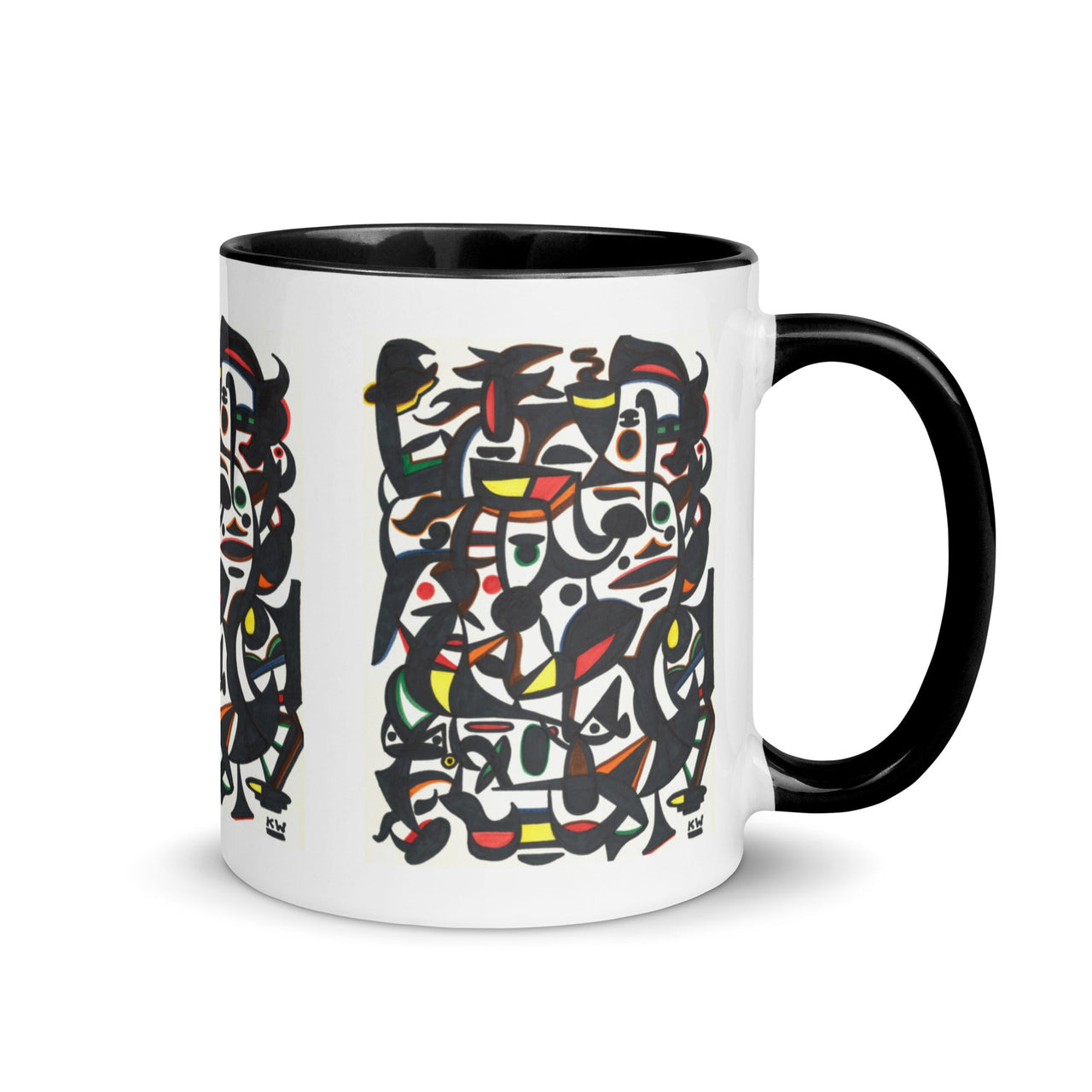 KW Gallery: Color Burst Mug 10 ☕🌈 - Winter Sunshine Marketplace