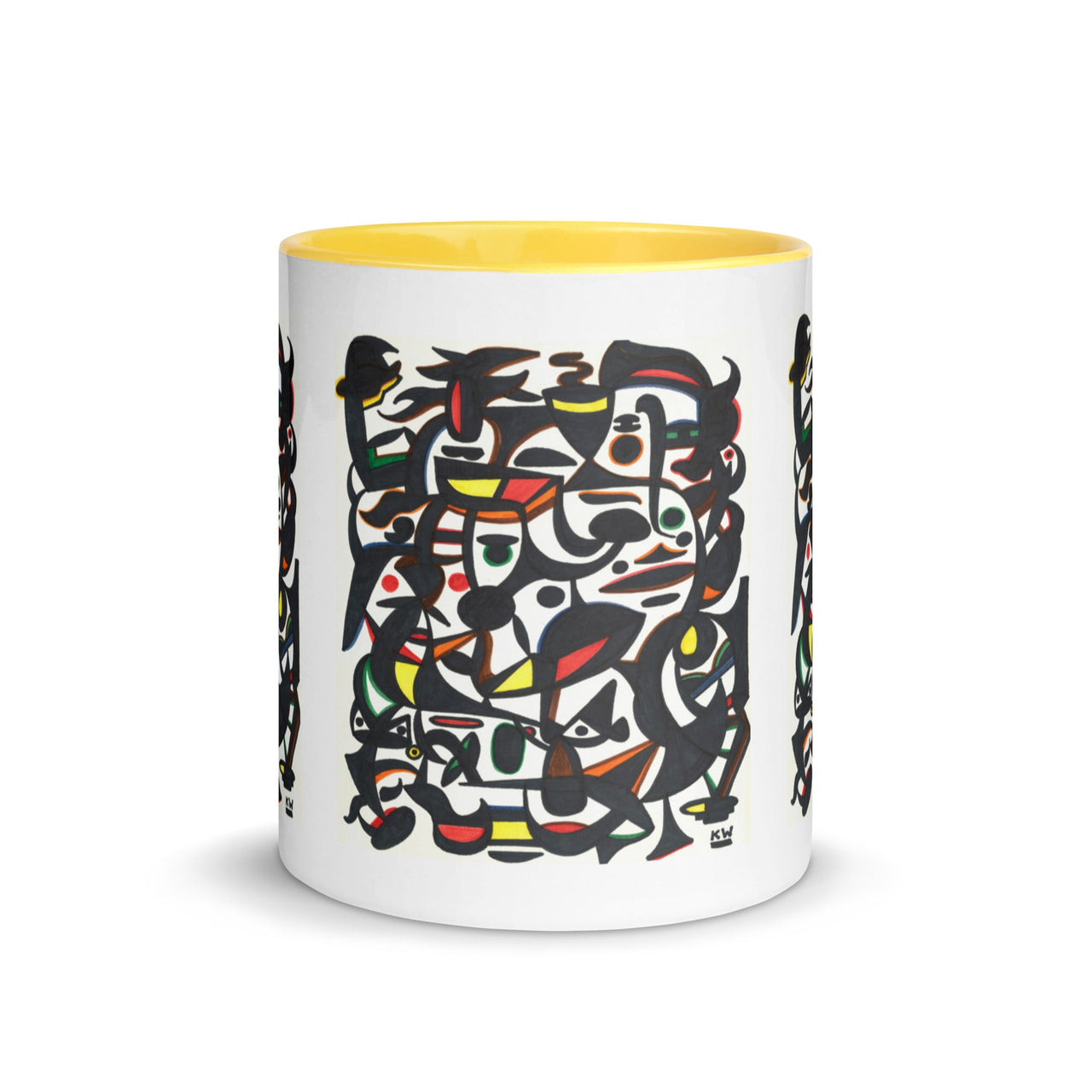 KW Gallery: Color Burst Mug 10 ☕🌈 - Winter Sunshine Marketplace