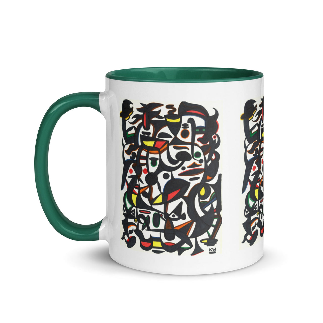 KW Gallery: Color Burst Mug 10 ☕🌈 - Winter Sunshine Marketplace