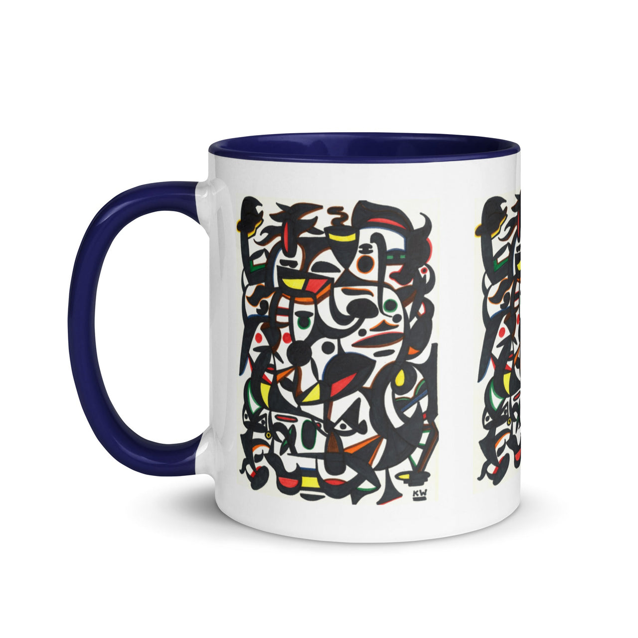 KW Gallery: Color Burst Mug 10 ☕🌈 - Winter Sunshine Marketplace