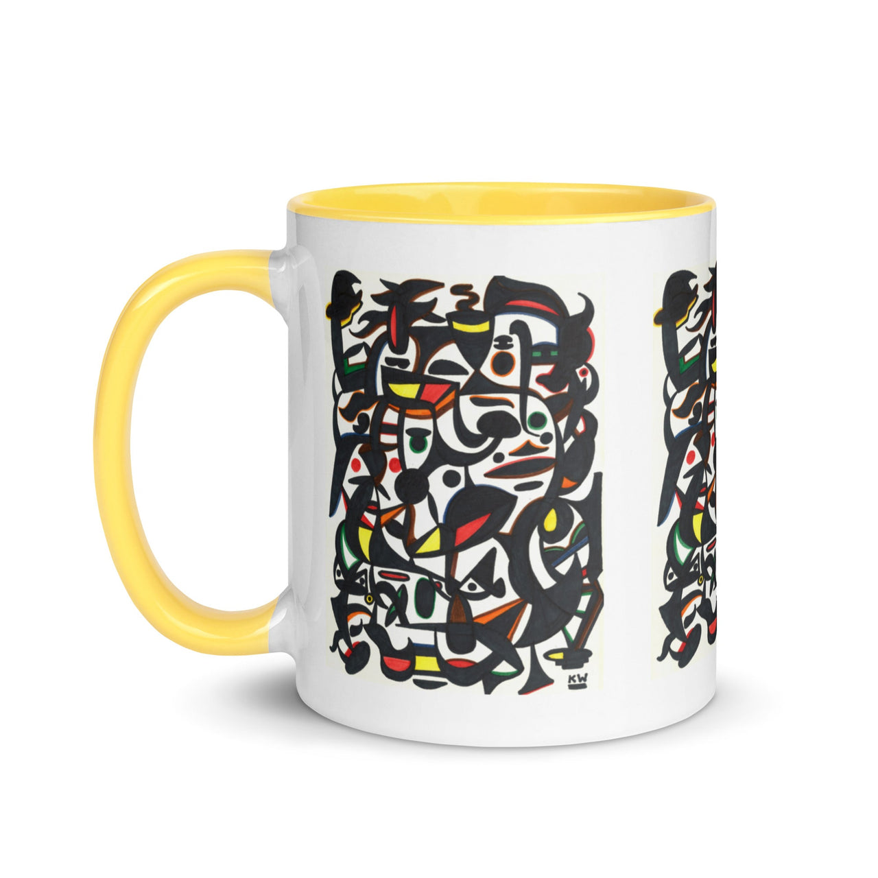 KW Gallery: Color Burst Mug 10 ☕🌈 - Winter Sunshine Marketplace