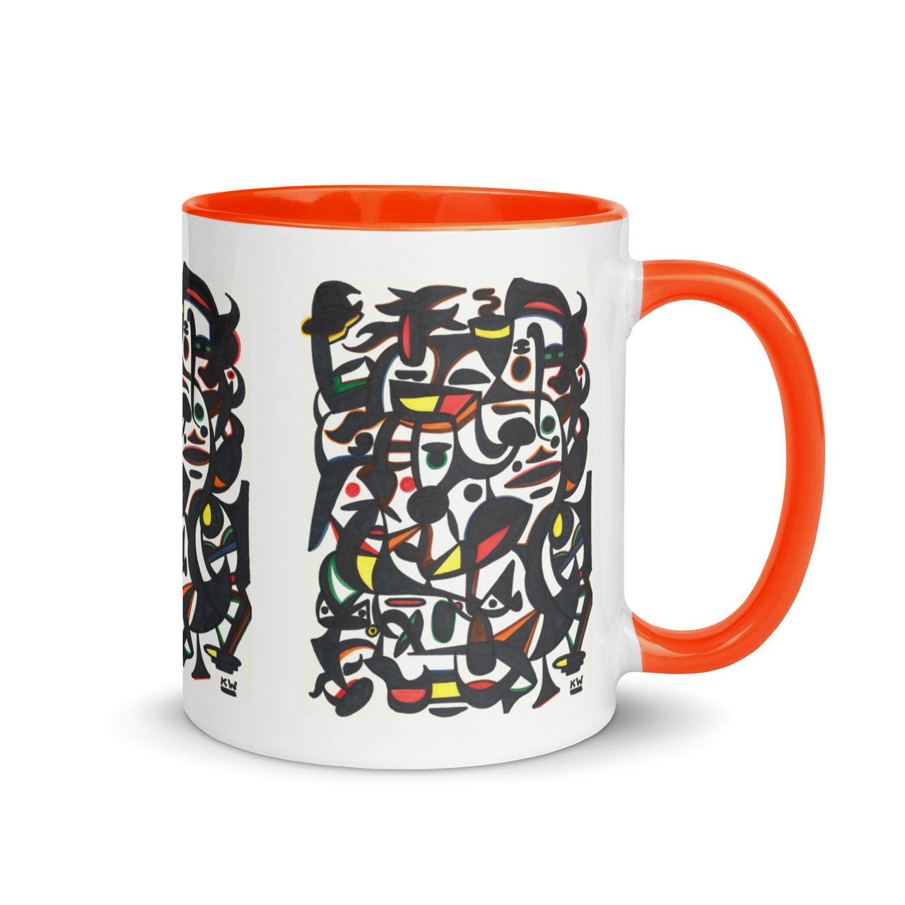 KW Gallery: Color Burst Mug 10 ☕🌈 - Winter Sunshine Marketplace