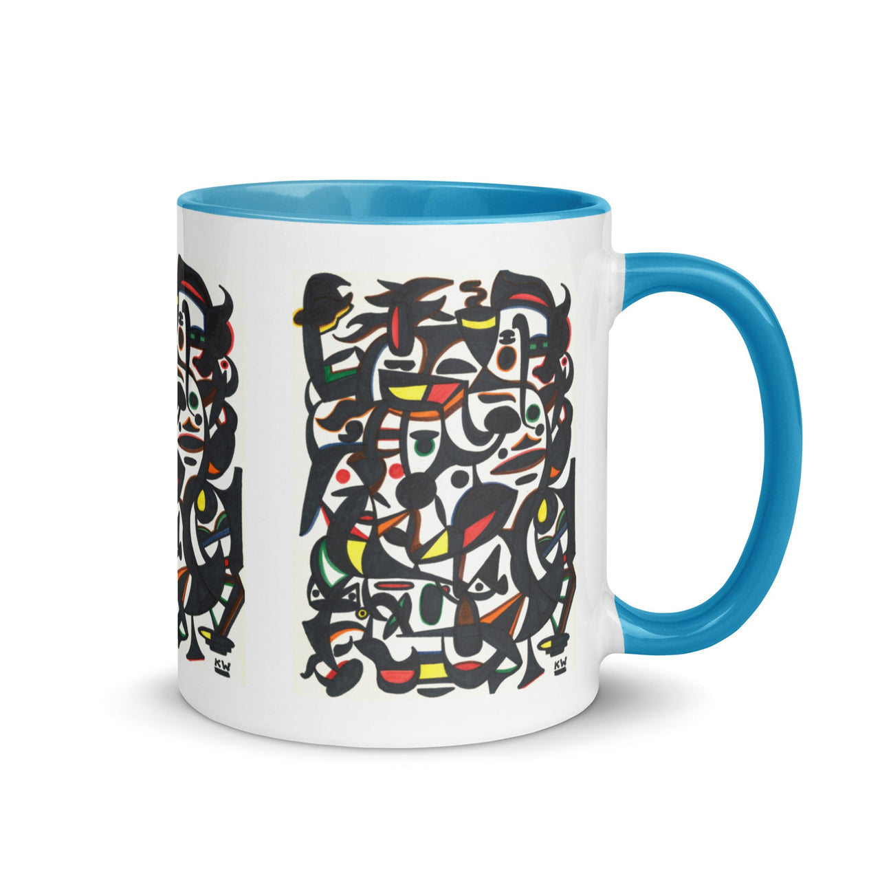 KW Gallery: Color Burst Mug 10 ☕🌈 - Winter Sunshine Marketplace