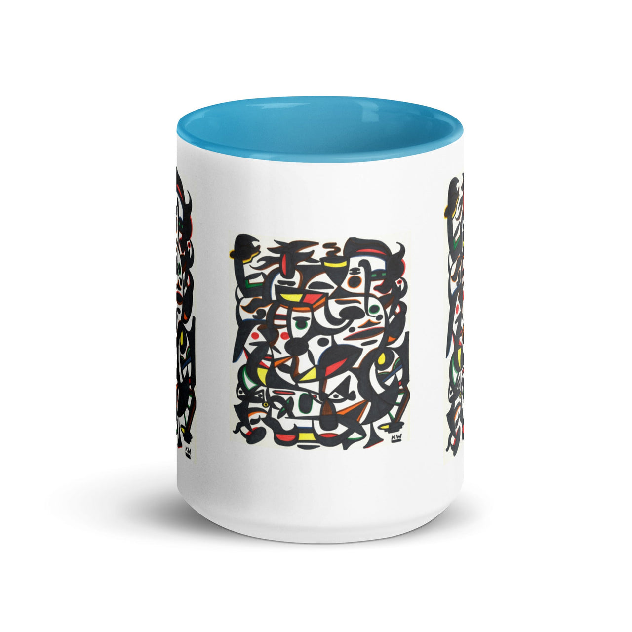 KW Gallery: Color Burst Mug 10 ☕🌈 - Winter Sunshine Marketplace