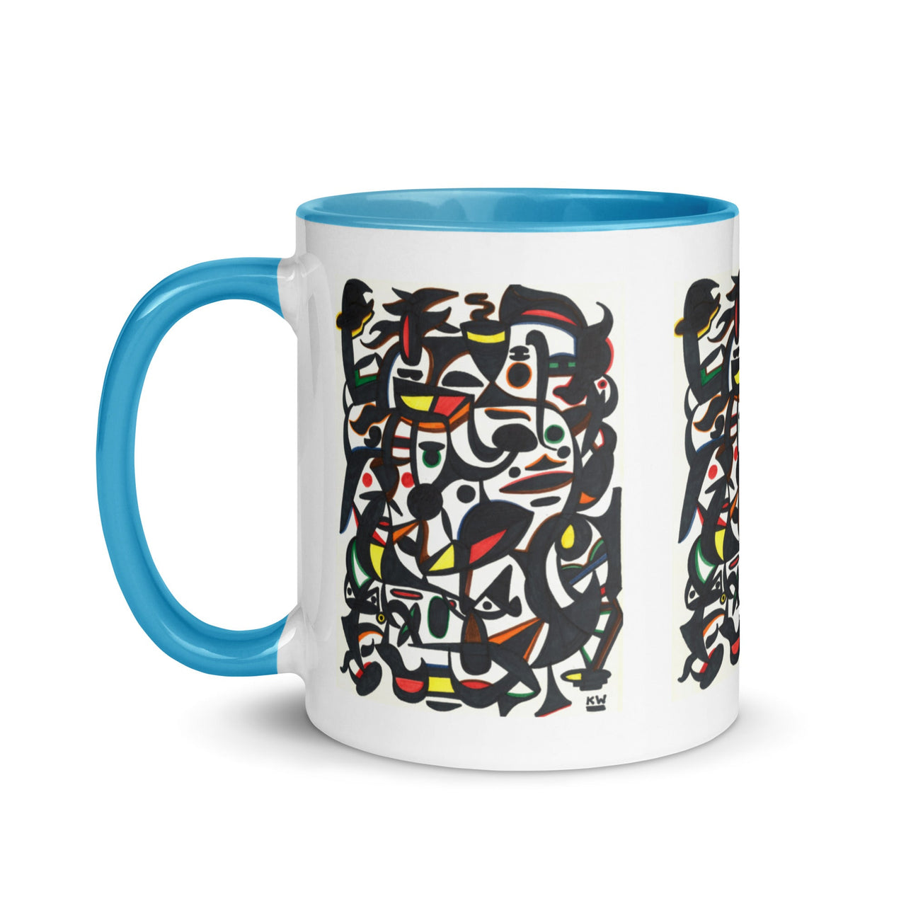 KW Gallery: Color Burst Mug 10 ☕🌈 - Winter Sunshine Marketplace