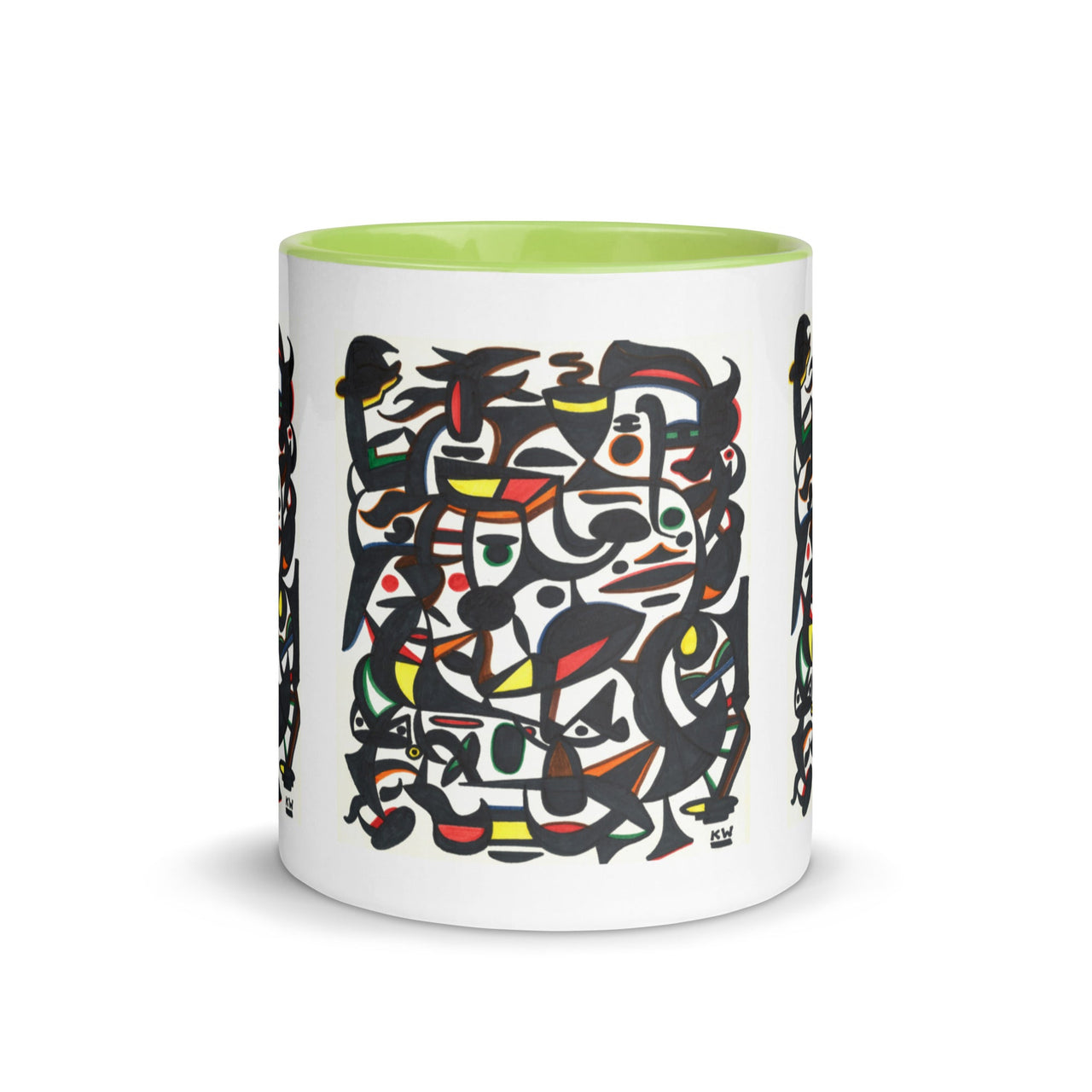 KW Gallery: Color Burst Mug 10 ☕🌈 - Winter Sunshine Marketplace