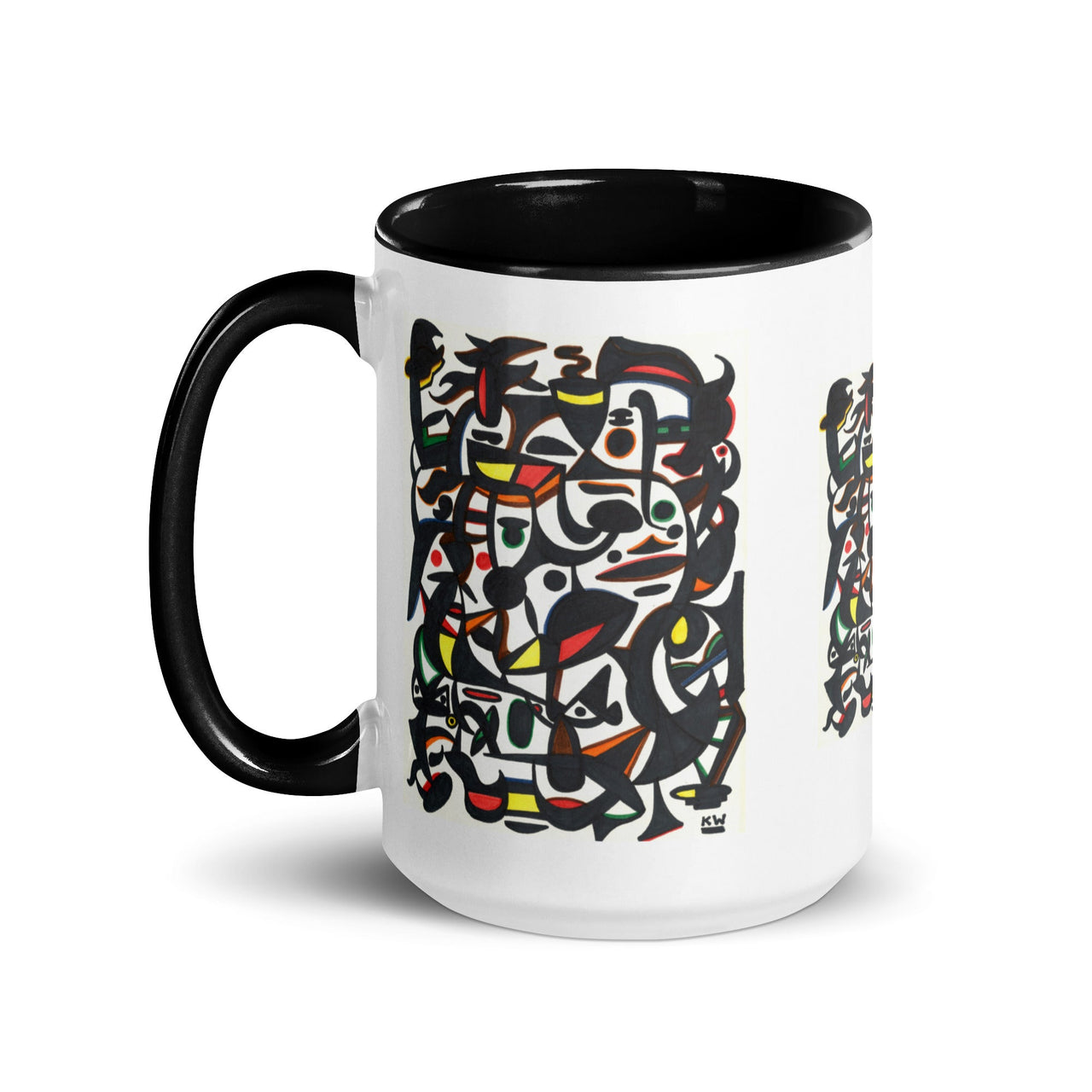 KW Gallery: Color Burst Mug 10 ☕🌈 - Winter Sunshine Marketplace