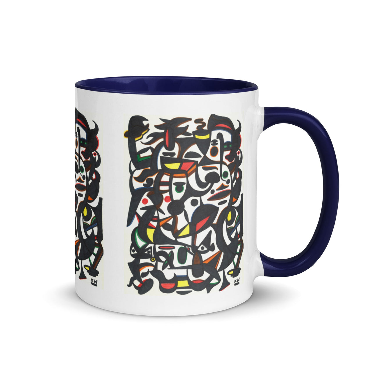 KW Gallery: Color Burst Mug 10 ☕🌈 - Winter Sunshine Marketplace