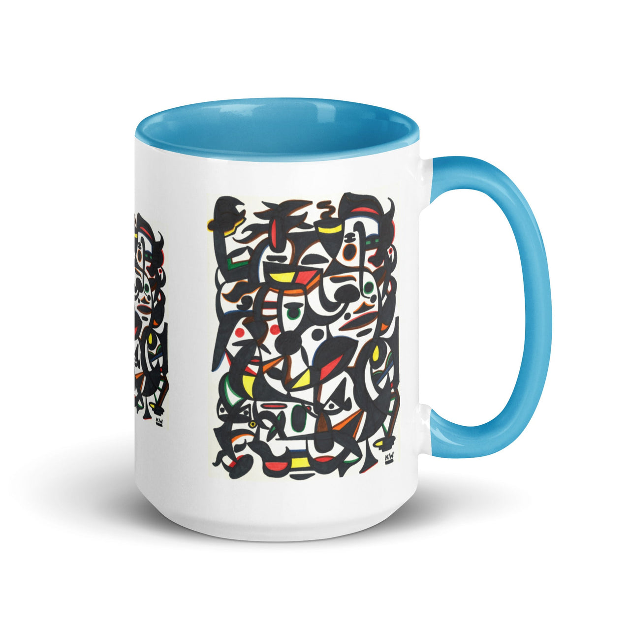 KW Gallery: Color Burst Mug 10 ☕🌈 - Winter Sunshine Marketplace