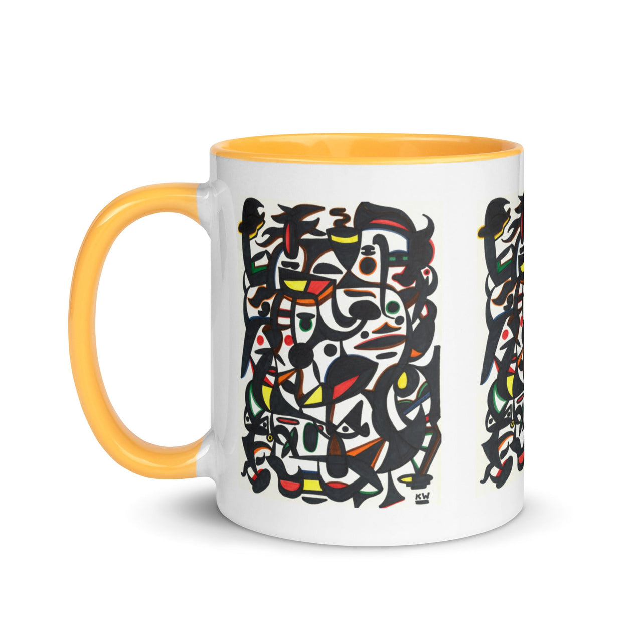 KW Gallery: Color Burst Mug 10 ☕🌈 - Winter Sunshine Marketplace