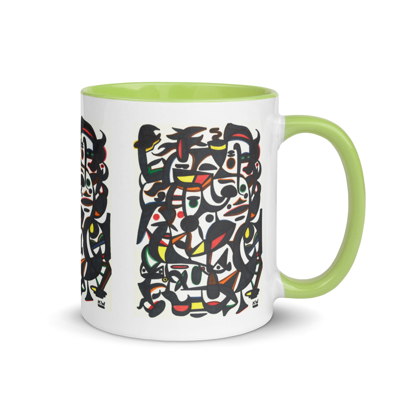 KW Gallery: Color Burst Mug 10 ☕🌈 - Winter Sunshine Marketplace