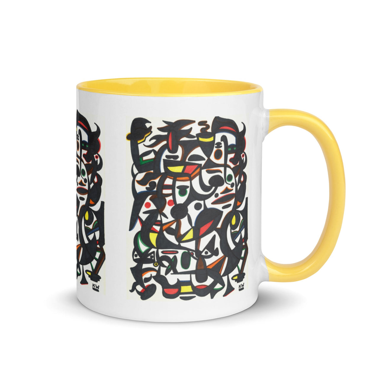 KW Gallery: Color Burst Mug 10 ☕🌈 - Winter Sunshine Marketplace