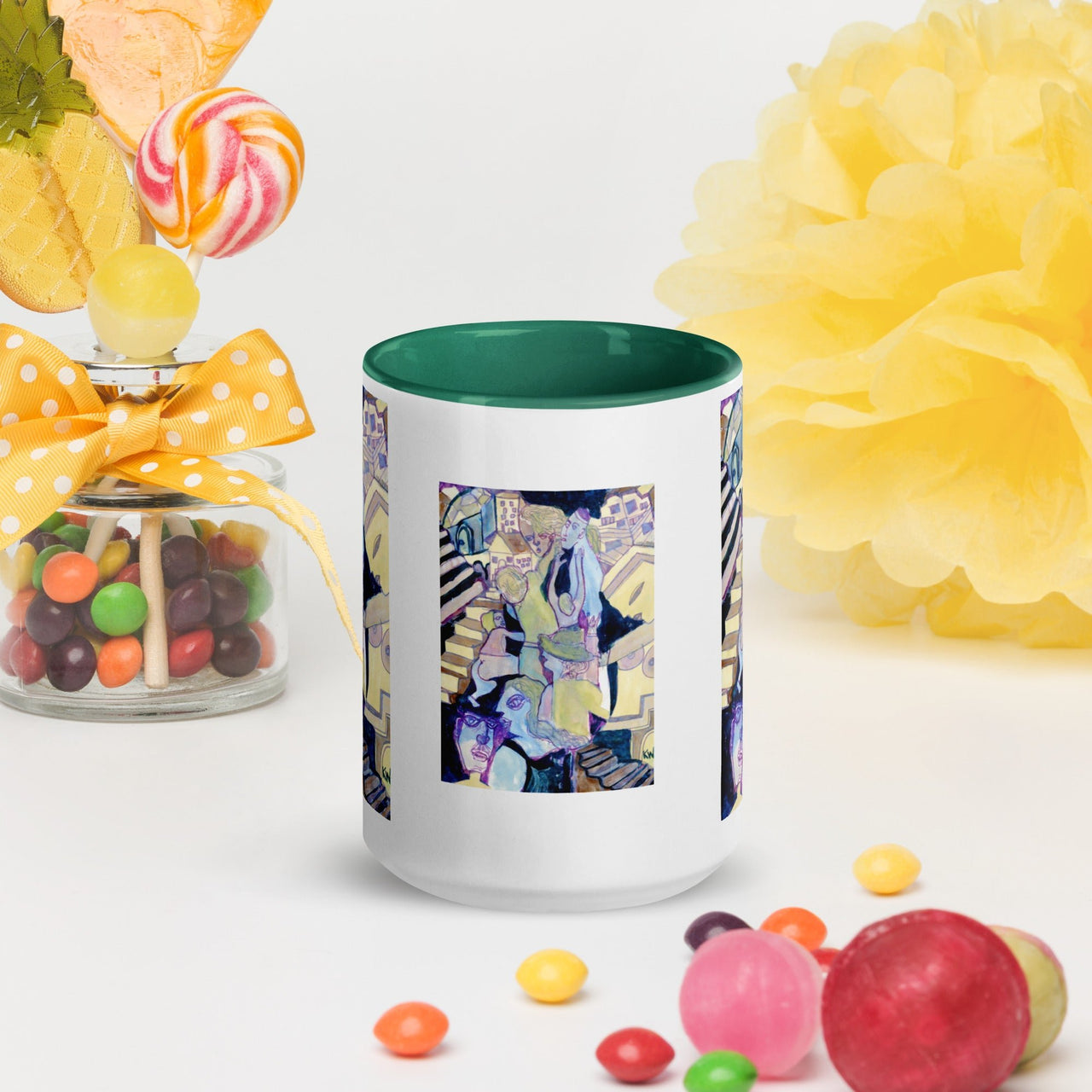 KW Gallery: Color Burst Mug 16 ☕🌈 - Winter Sunshine Marketplace