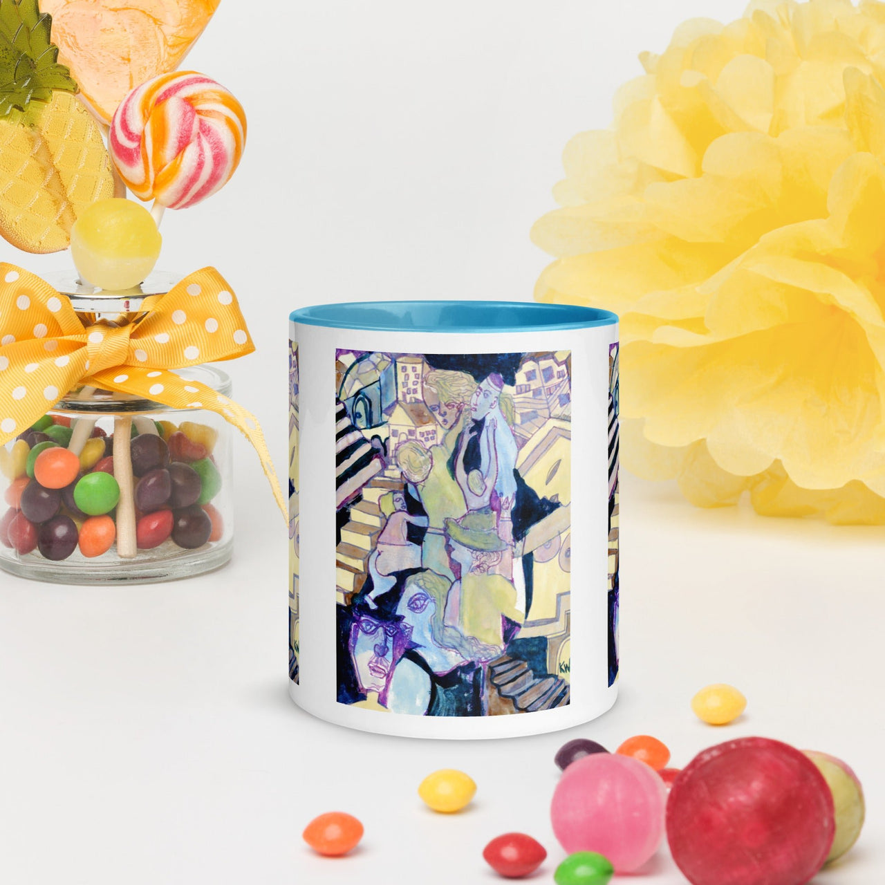 KW Gallery: Color Burst Mug 16 ☕🌈 - Winter Sunshine Marketplace