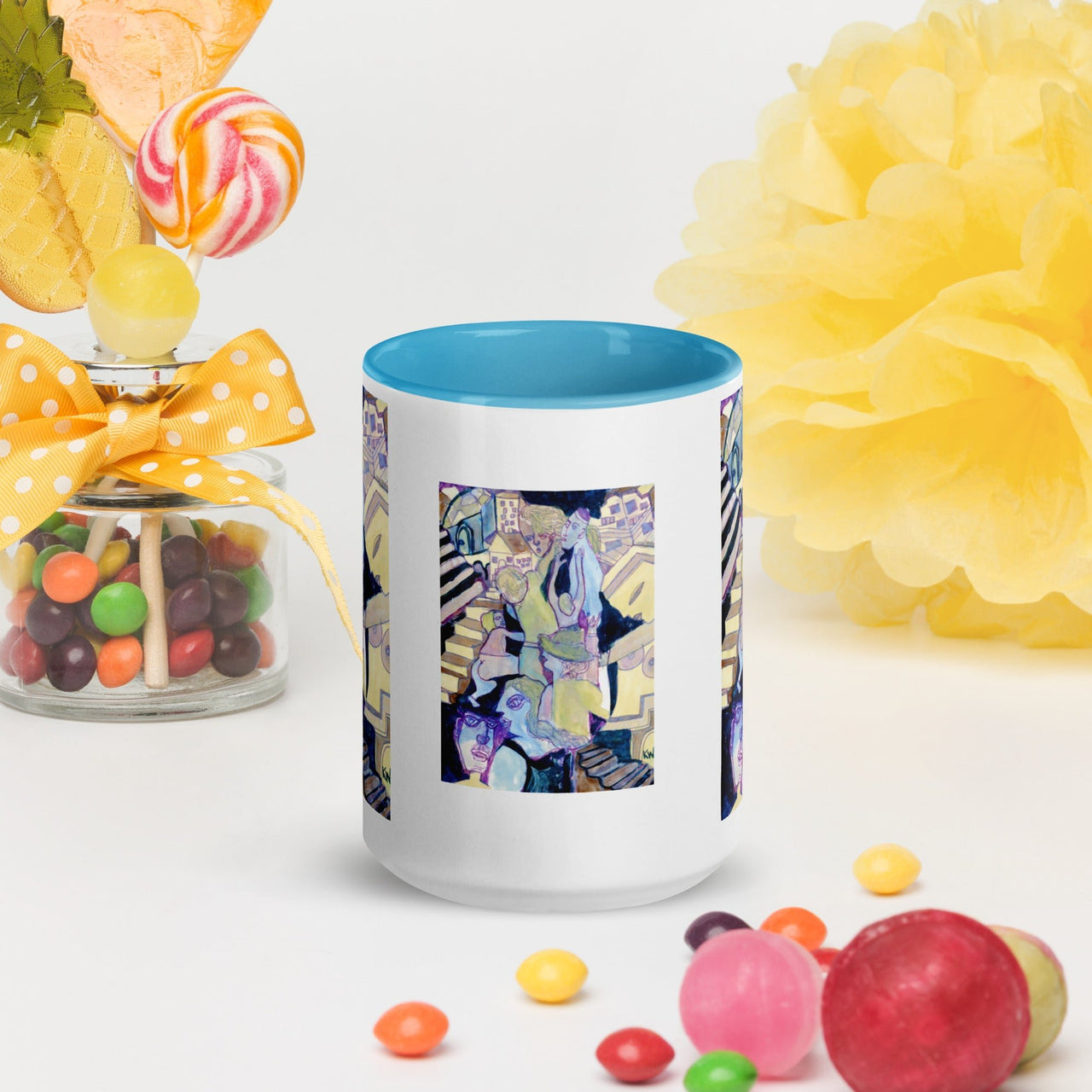 KW Gallery: Color Burst Mug 16 ☕🌈 - Winter Sunshine Marketplace
