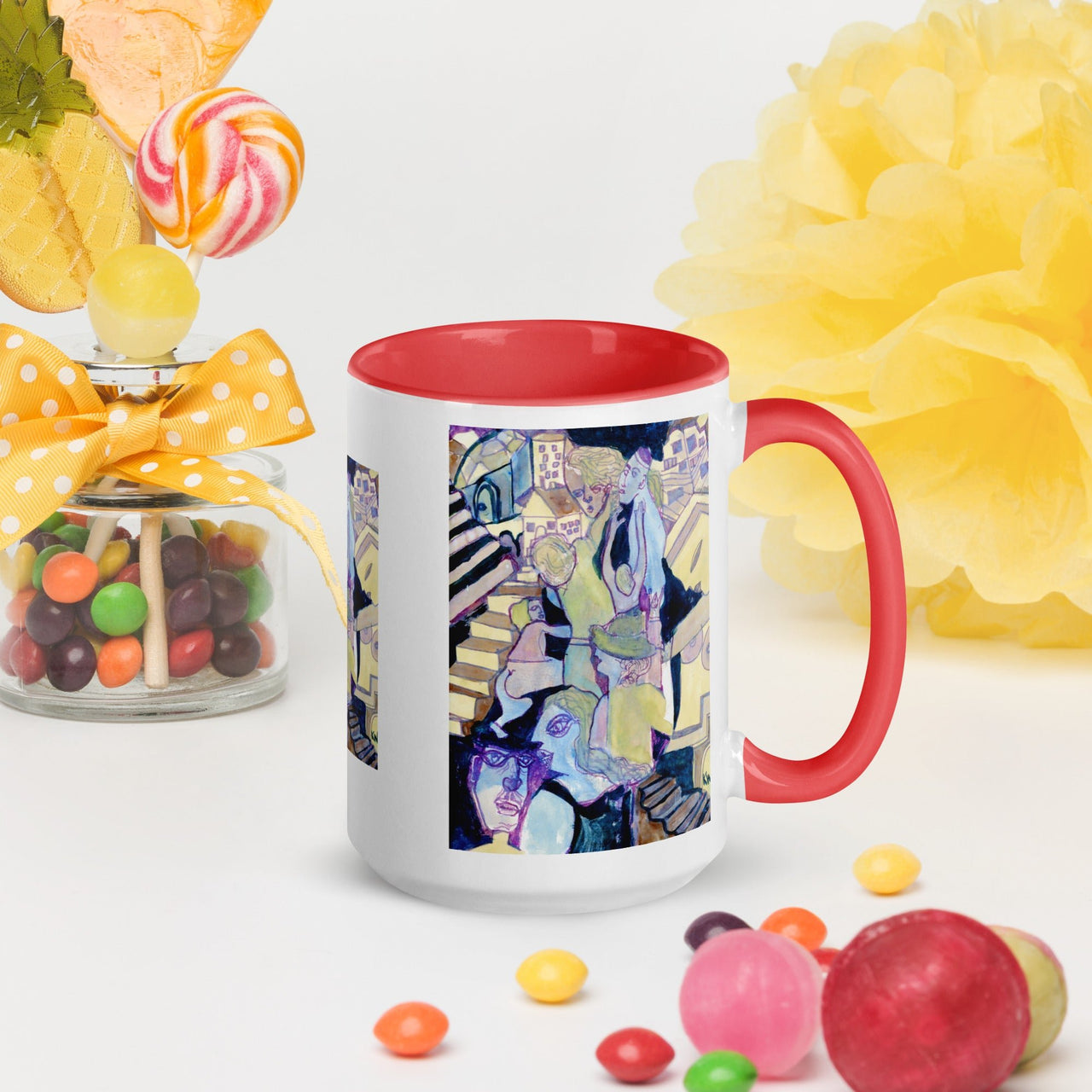 KW Gallery: Color Burst Mug 16 ☕🌈 - Winter Sunshine Marketplace