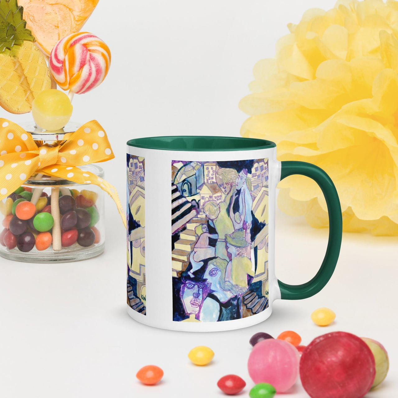 KW Gallery: Color Burst Mug 16 ☕🌈 - Winter Sunshine Marketplace